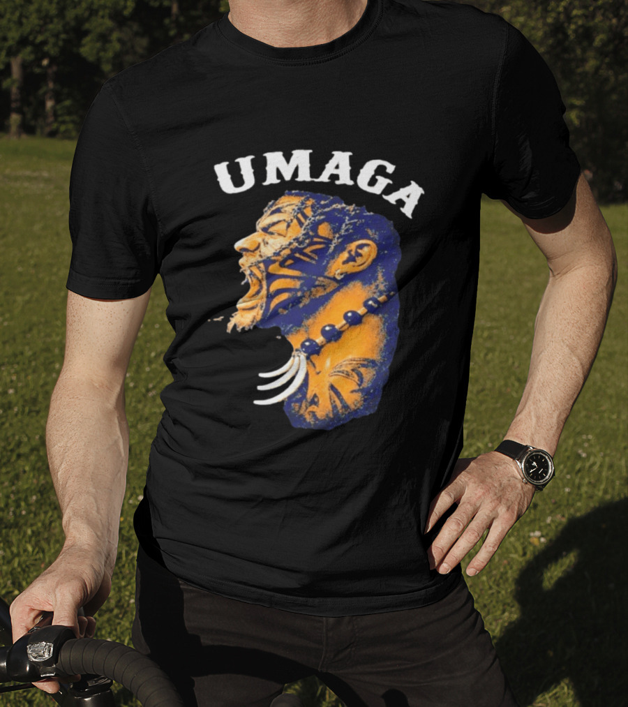 Umaga Samoan Bulldozer Wrestling Face Paint T-Shirt