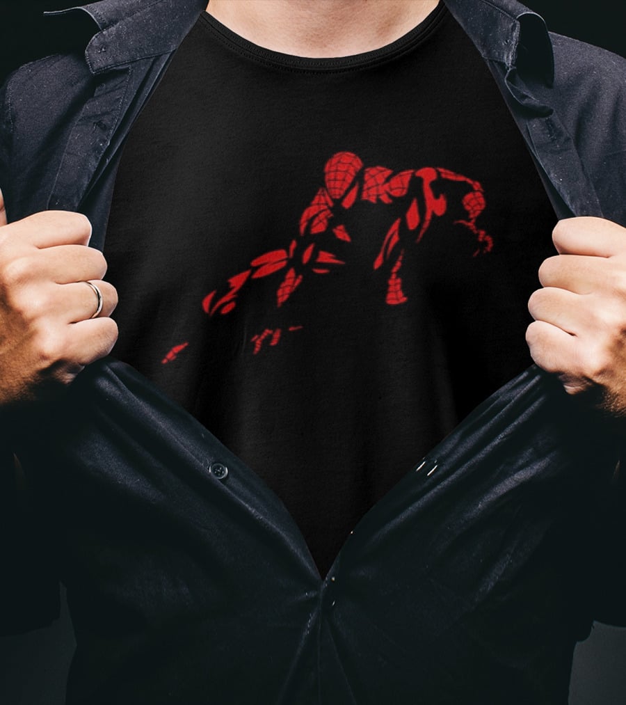 Zendaya Spider Man Red Paint Abstract T-Shirt