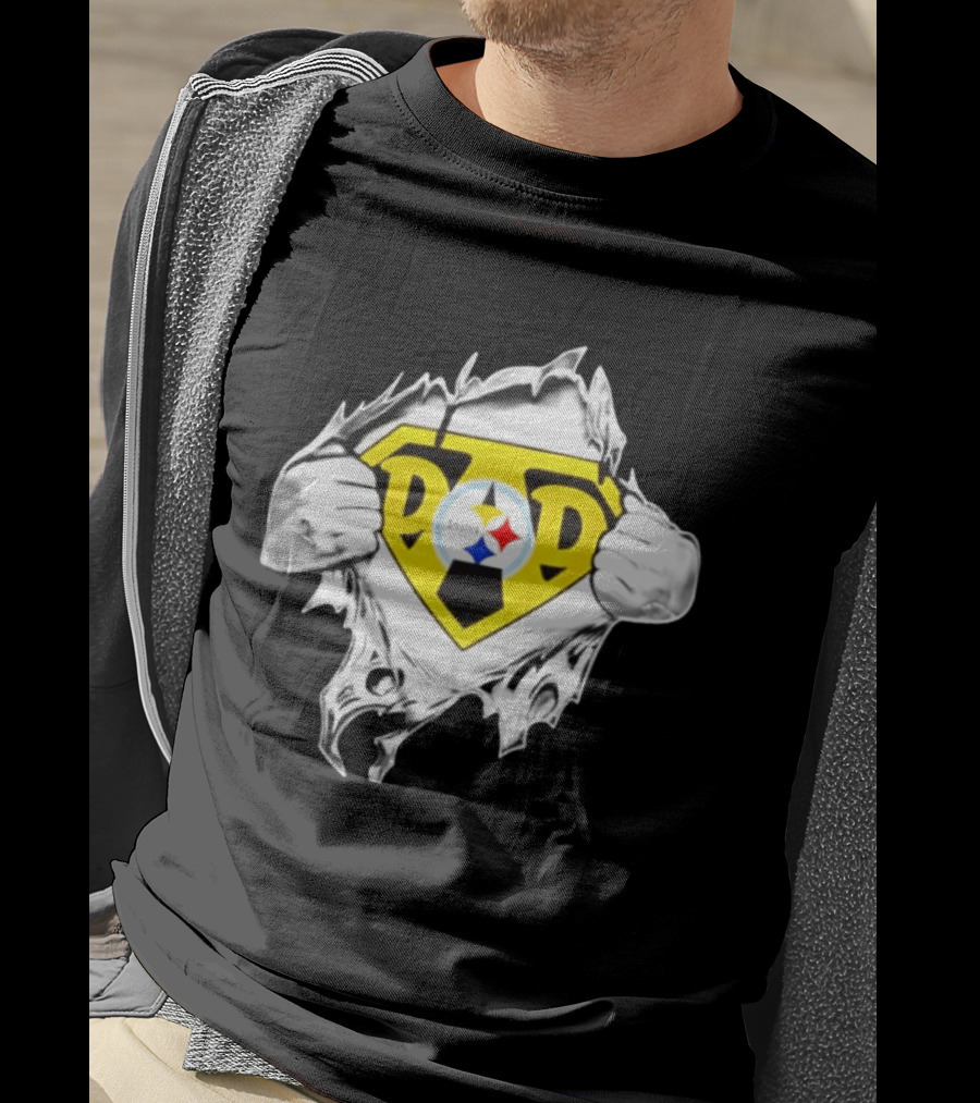 Pittsburgh Steelers Super Dad Father's Day Fan T-Shirt
