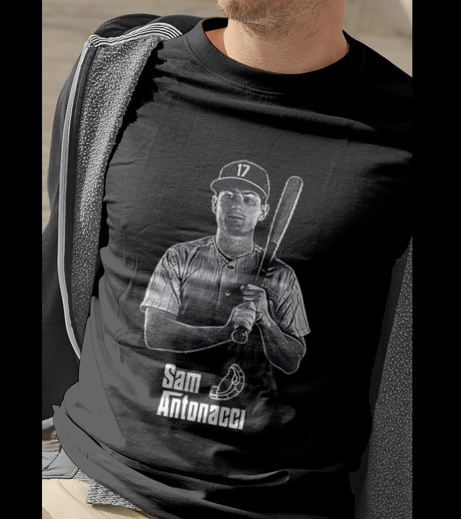 Sam Antonacci Baseball Team Sport MLB Two Runs T-Shirt