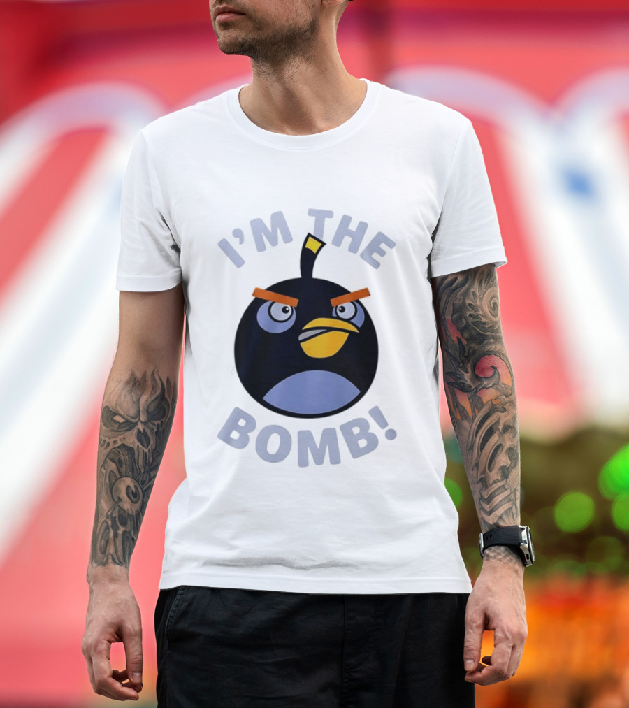 Angry Birds I'm The Bomb Character Face T-Shirt