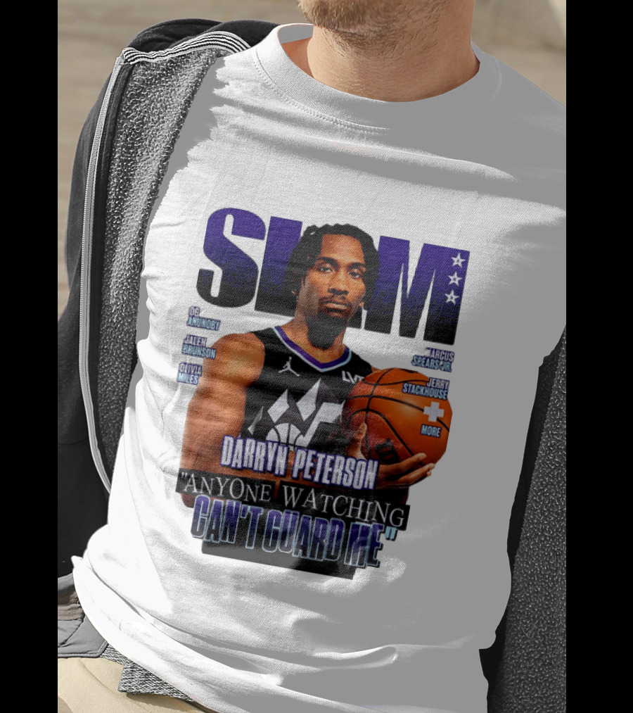 Darryn Peterson SLAM Utah Jazz Basketball Anyone Ing Can't Guard Me T-Shirt