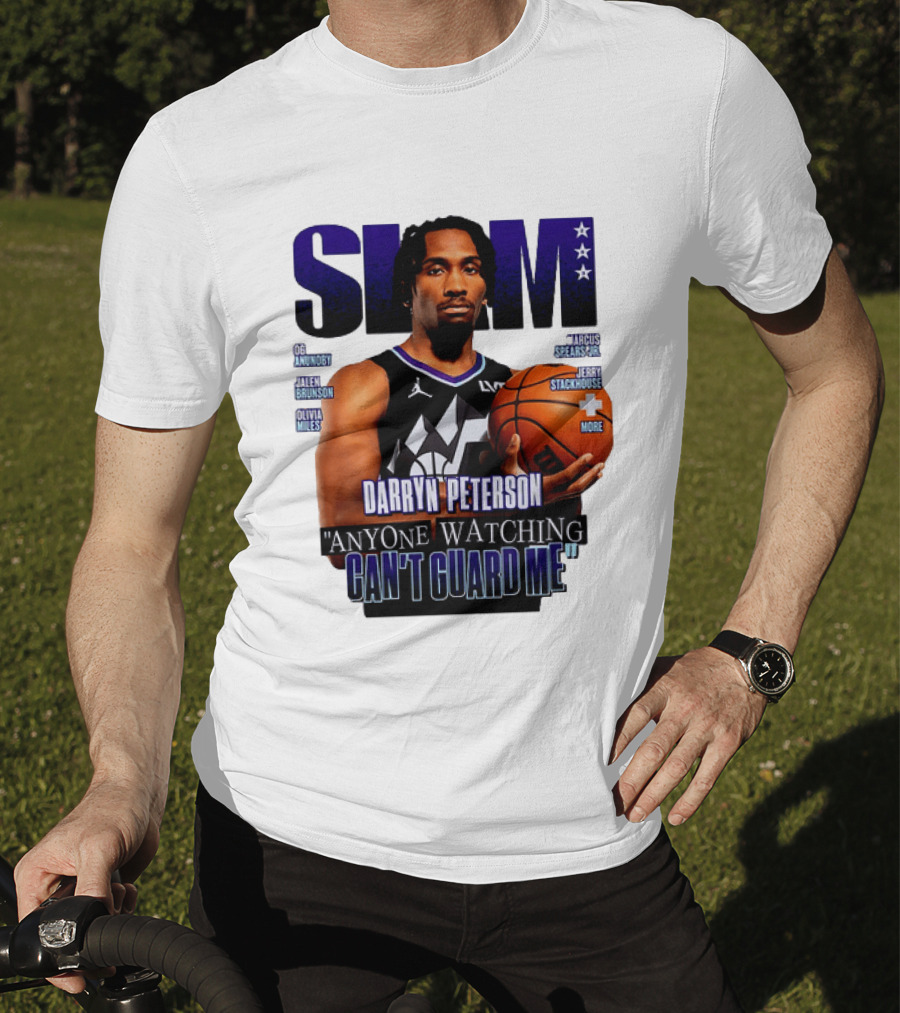Darryn Peterson SLAM Utah Jazz Basketball Anyone Ing Can't Guard Me T-Shirt