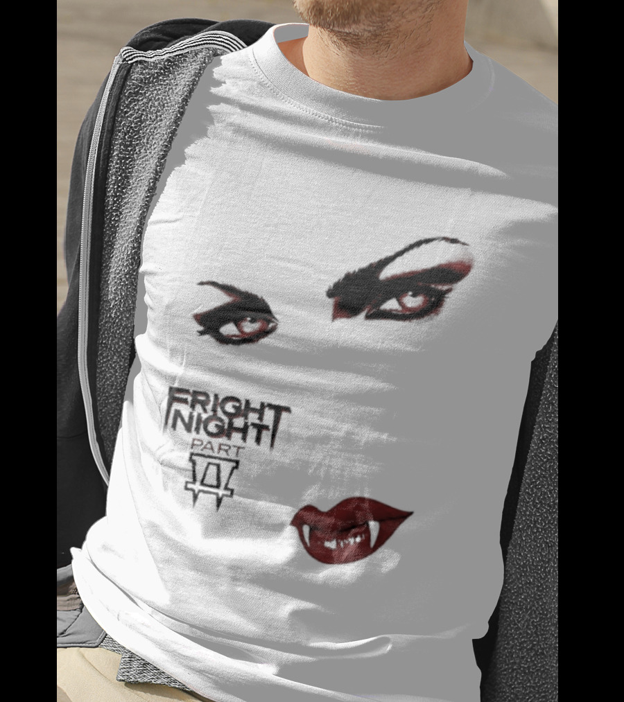 Fright Night Part 2 Vampire Eyes Fangs Horror Movie T-Shirt