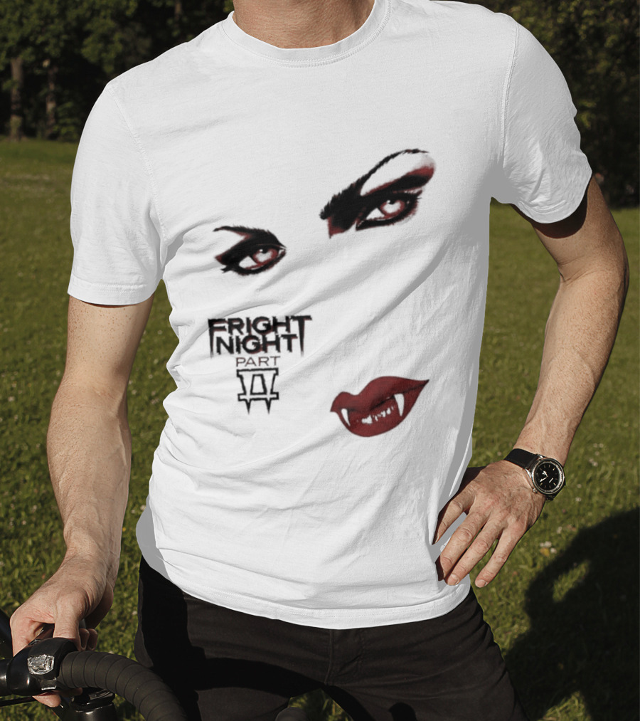 Fright Night Part 2 Vampire Eyes Fangs Horror Movie T-Shirt