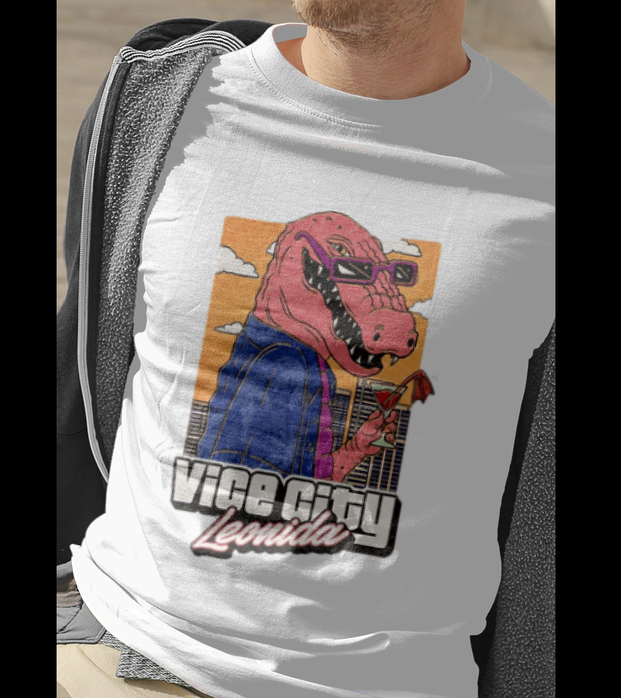 Grand Theft Auto VI GTA 6 Vice City Leonida Alligator Martini T-Shirt
