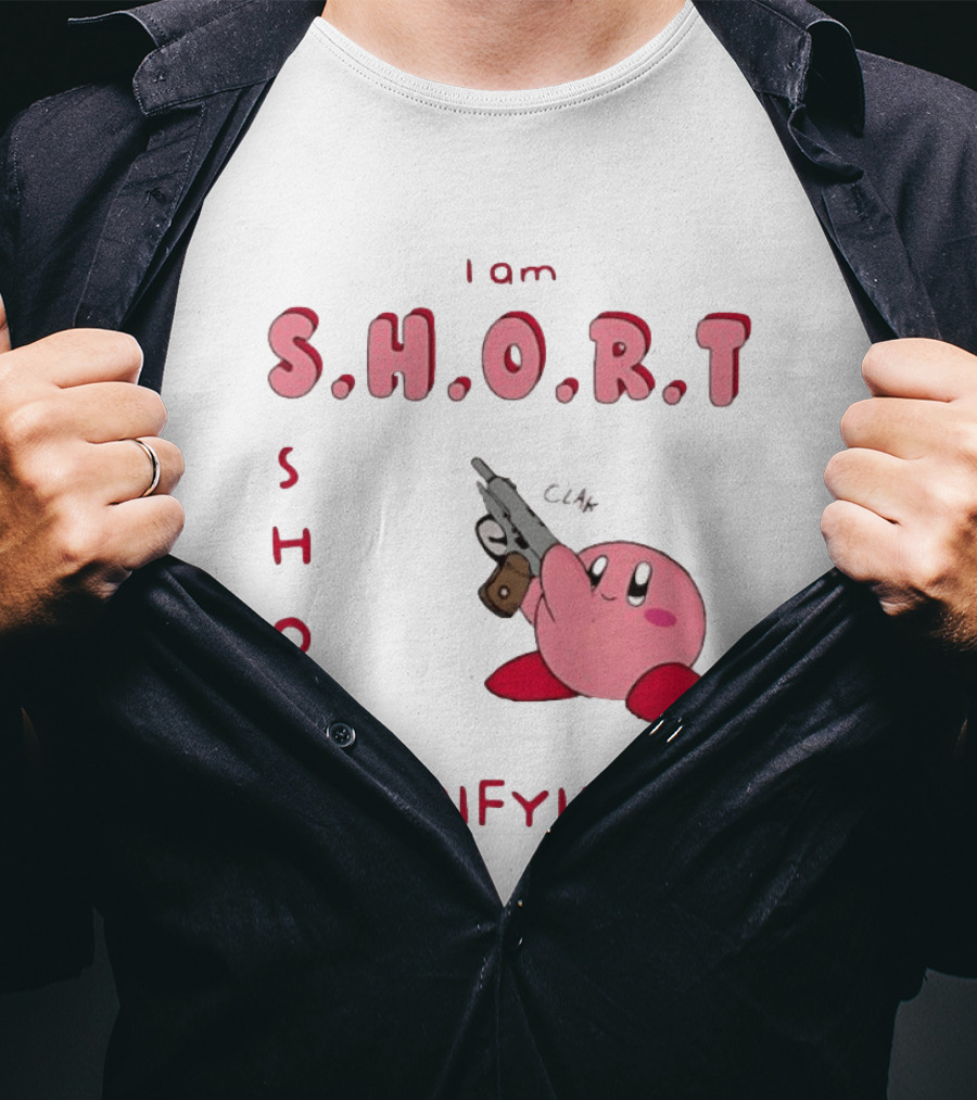 Kirby S H O R Short Terrifying I Am T-Shirt