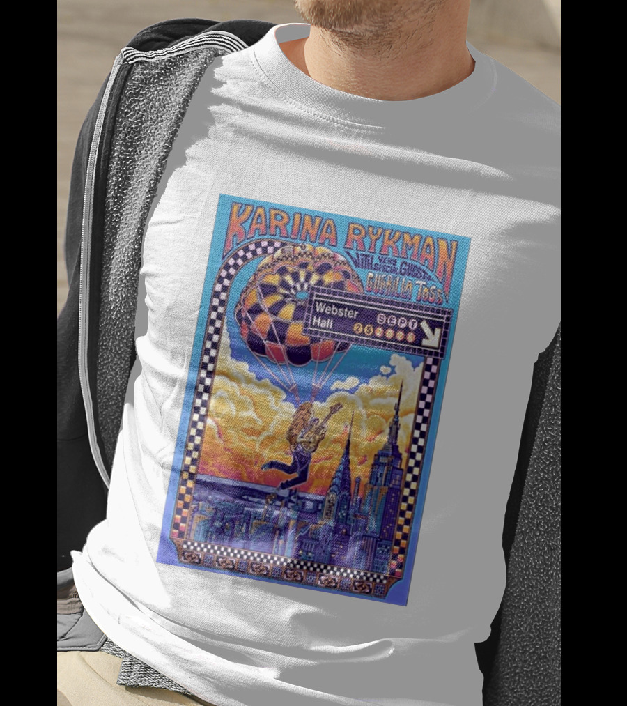 Karina Rykman Webster Hall New York 09 25 2026 Featuring Guerilla Toss Concert T-Shirt