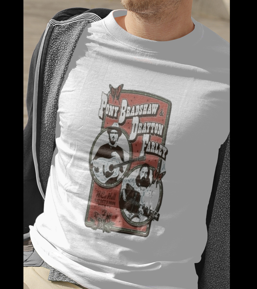 Pony Bradshaw Drayton Farley Live At Hico Hall October 3 2026 Hico TX T-Shirt