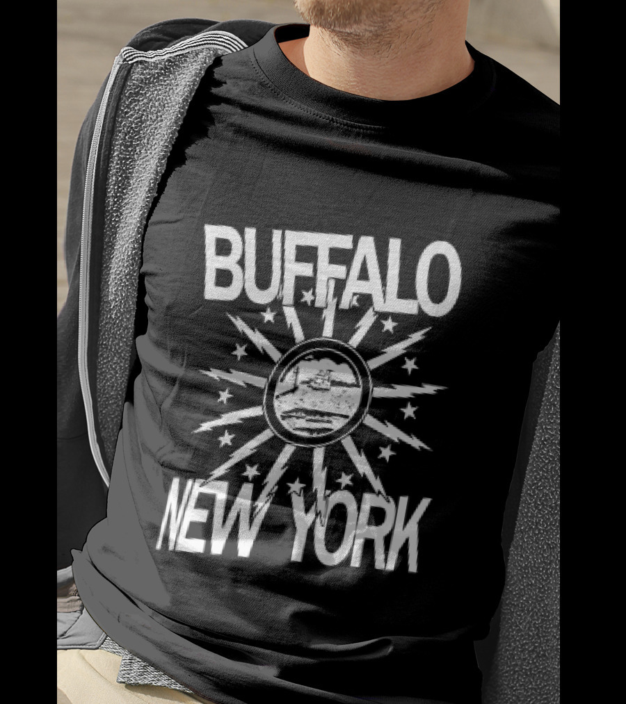 Buffalo New York Stars And Sunburst T-Shirt