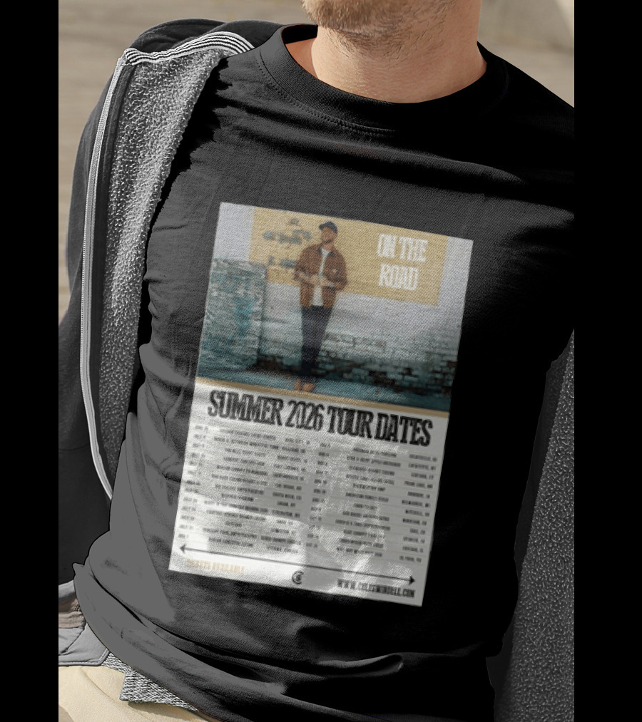 Cole Swindell On The Road Summer Tour 2026 Dates With Tickets Available T-Shirt