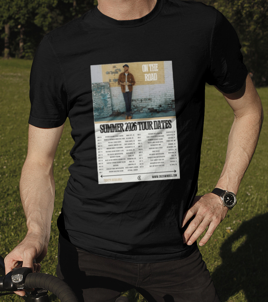 Cole Swindell On The Road Summer Tour 2026 Dates With Tickets Available T-Shirt