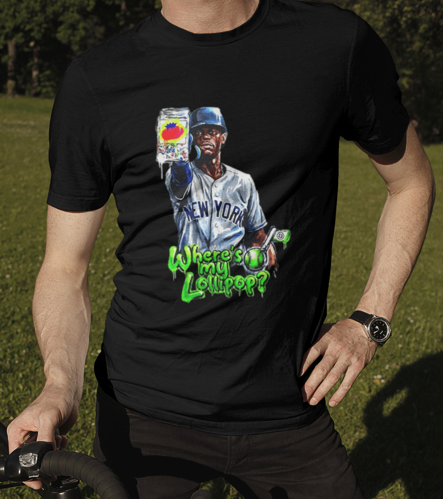 New York Mets Curtis Granderson Where's My Lollipop T-Shirt