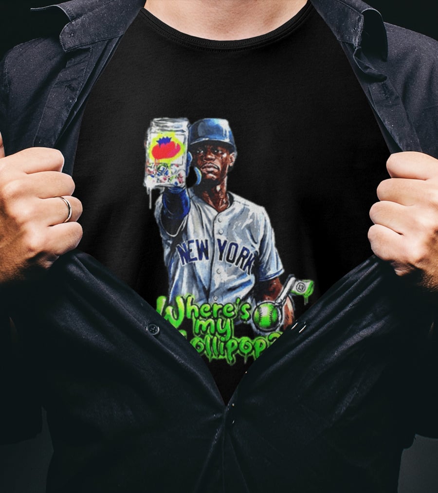 New York Mets Curtis Granderson Where's My Lollipop T-Shirt