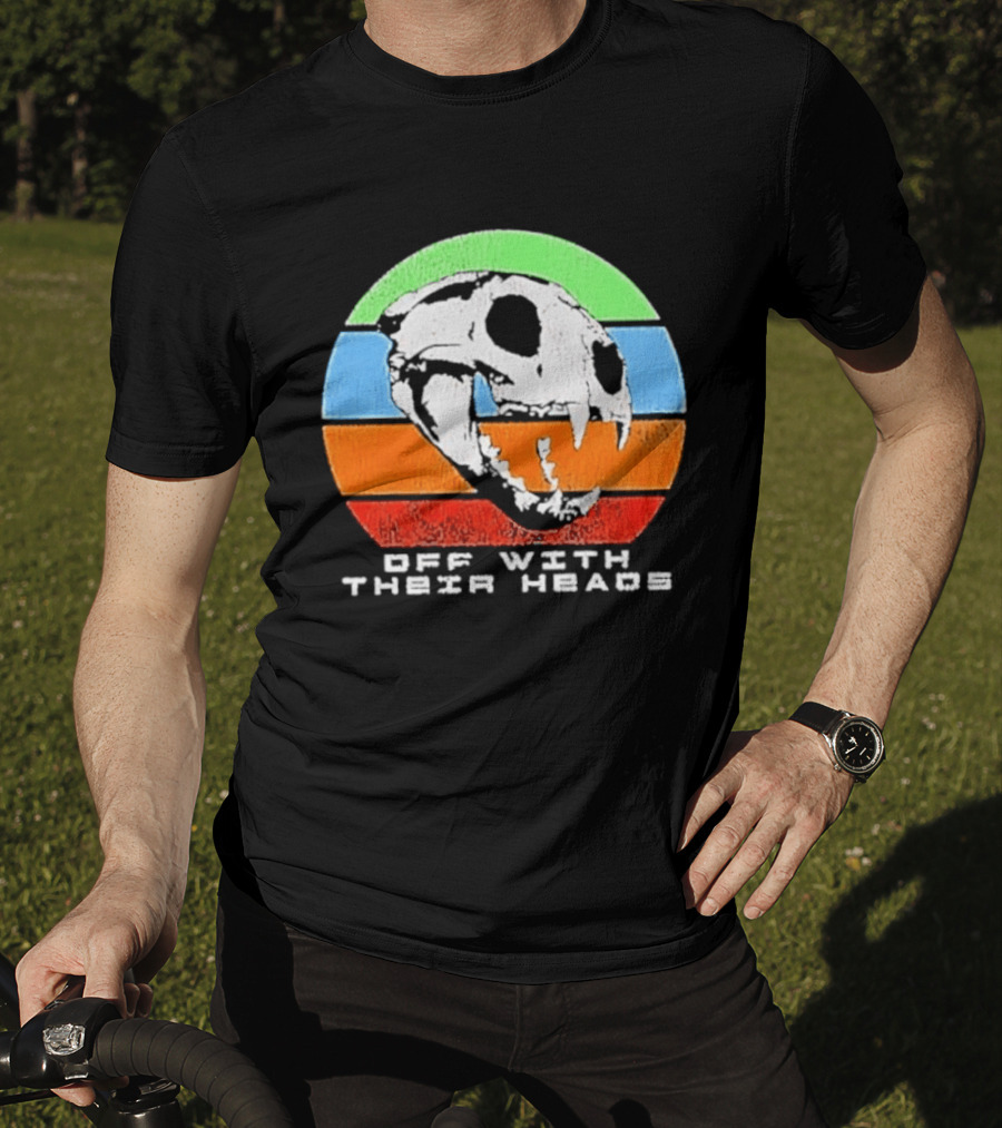 Off With Their Heads Feline Skull Predator T-Shirt