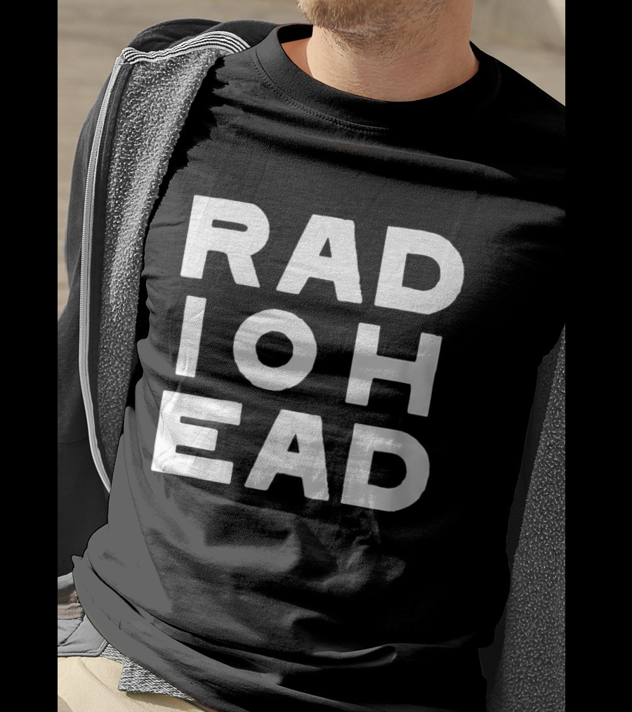 Edward Norton Radiohead Block Lettering T-Shirt
