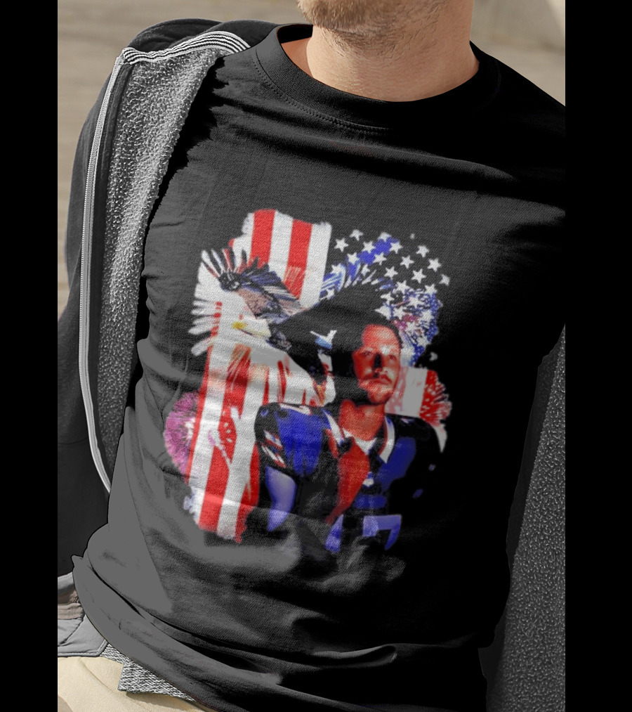 Josh Allen American Flag Eagle Patriots And Stars T-Shirt