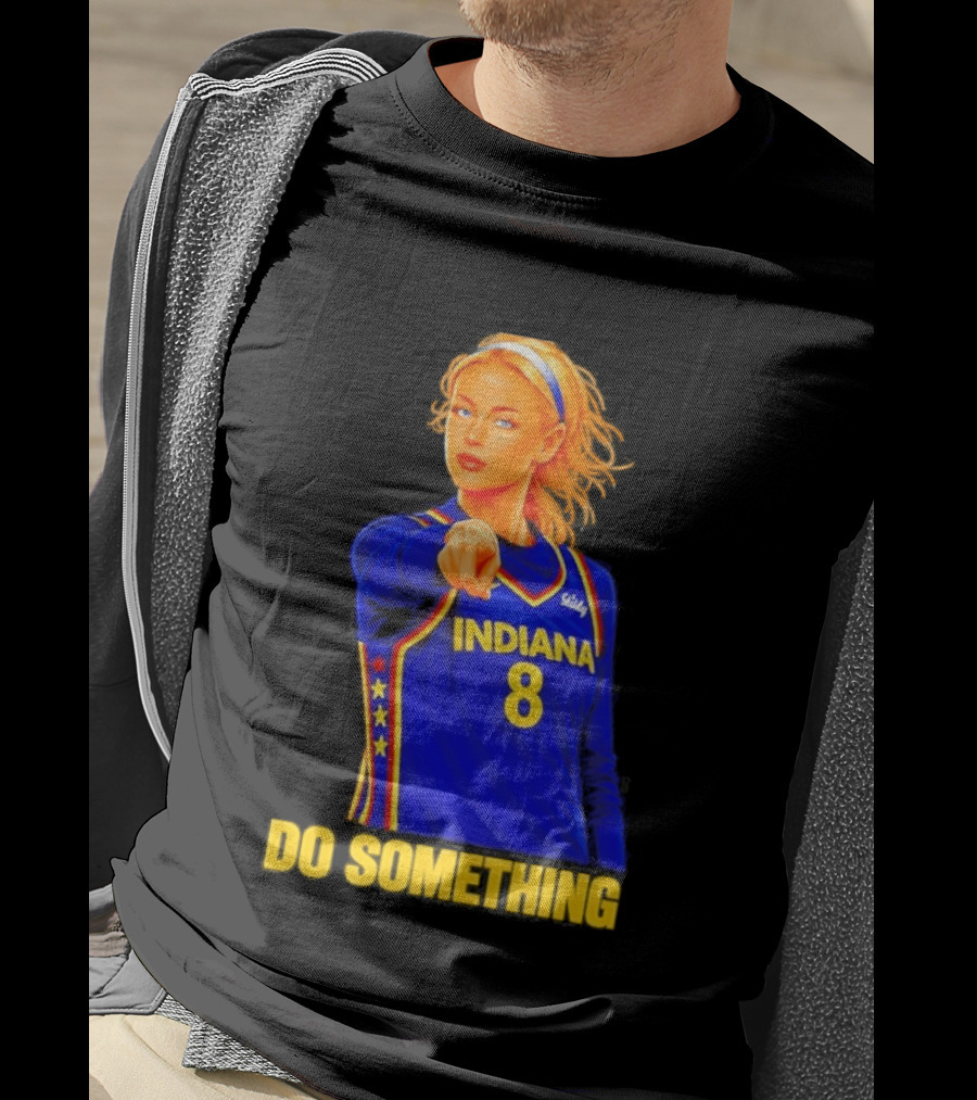 Sophie Cunningham Indiana Fever 8 Do Something T-Shirt