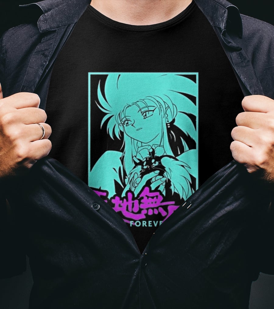 Tenchi Muyo Ryoko Forever Anime Character Illustration Gaming T-Shirt