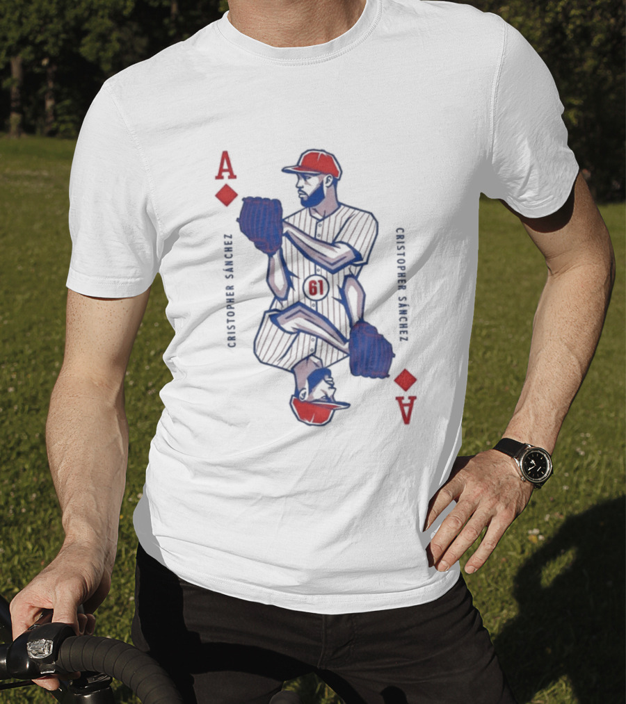 Cristopher Sánchez Ace Of Diamonds Baseball Player T-Shirt