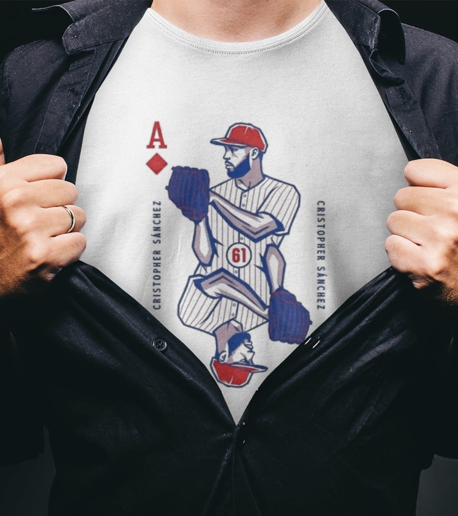 Cristopher Sánchez Ace Of Diamonds Baseball Player T-Shirt
