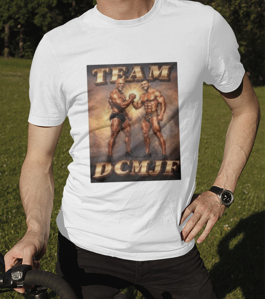 TEAM DCMJF Bodybuilders Flexing Muscles Together T-Shirt