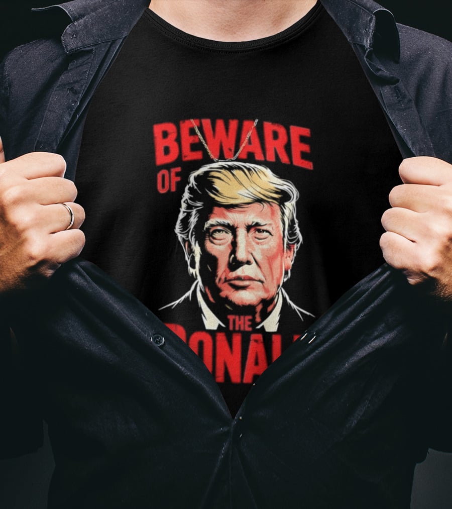 Beware Of The Donald Face T-Shirt