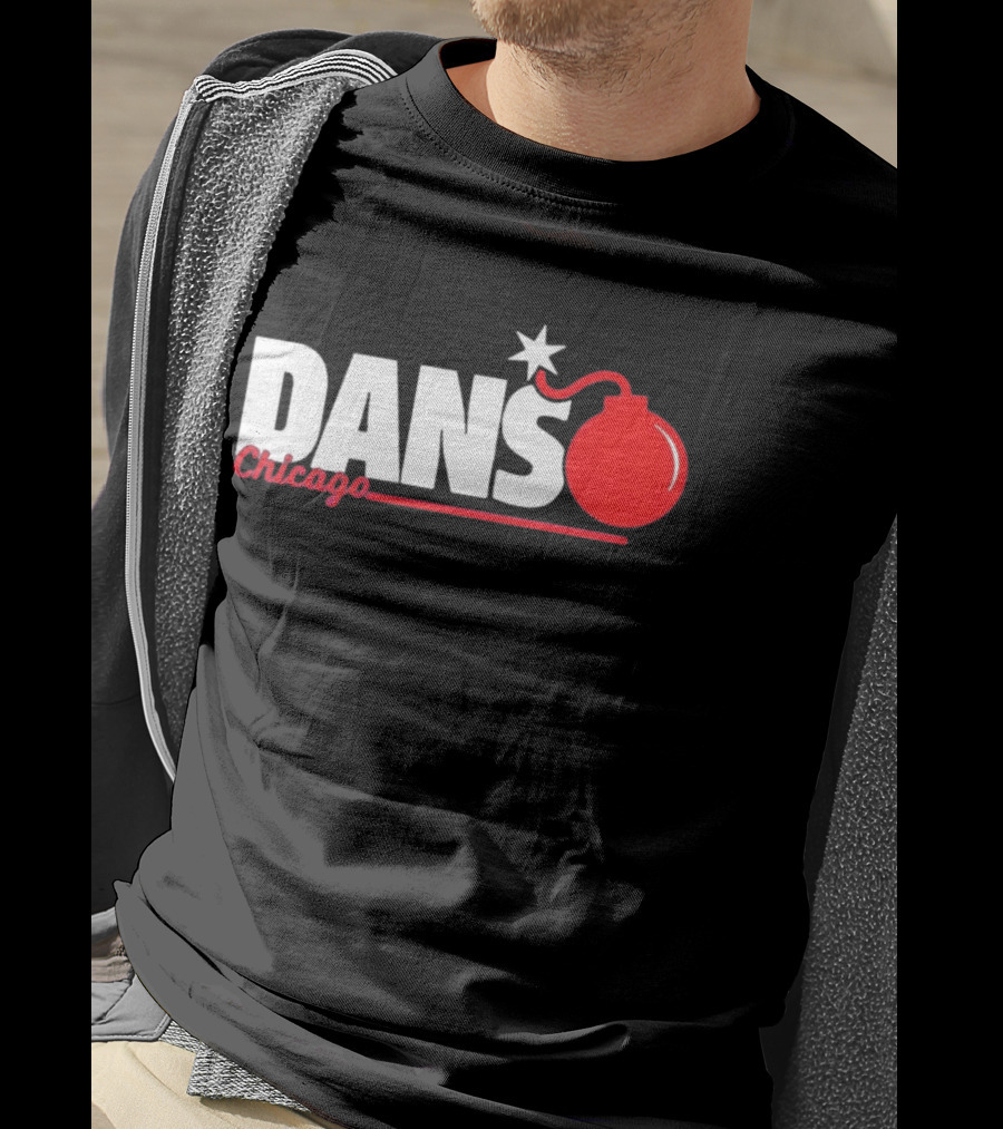Dans Chicago Bomb Star Red Bomb T-Shirt