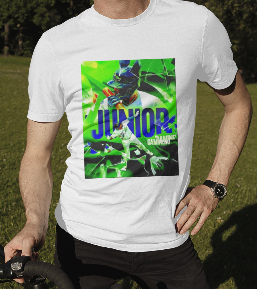 Junior Caminero Tampa Bay Rays La Maxima Baseball Legend T-Shirt