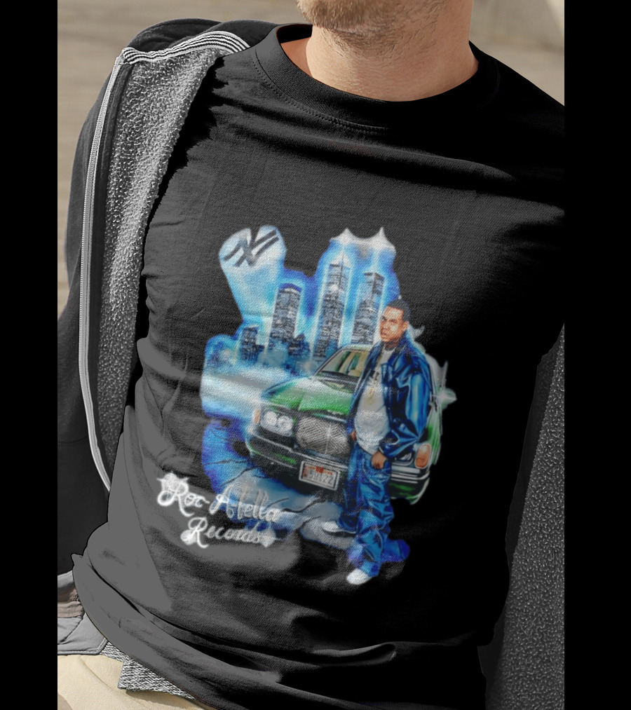 Roc A Fella Records Jay Z Bentley Twin Towers T-Shirt