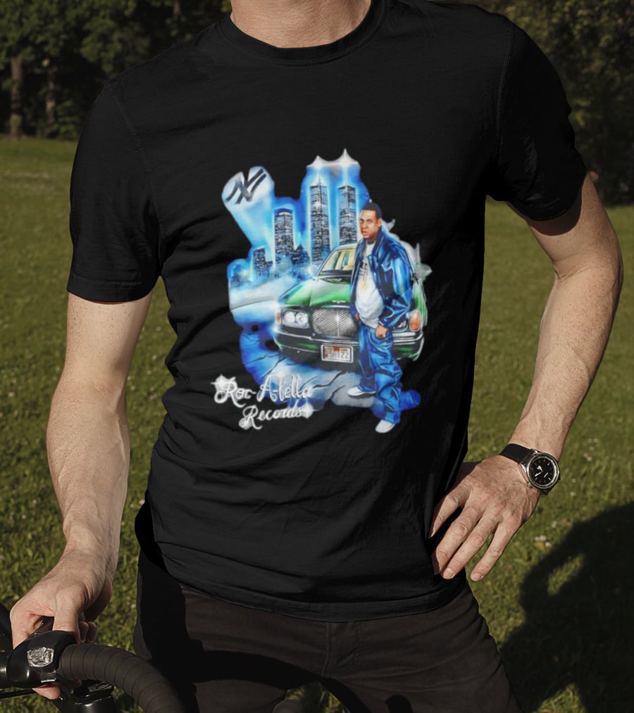 Roc A Fella Records Jay Z Bentley Twin Towers T-Shirt