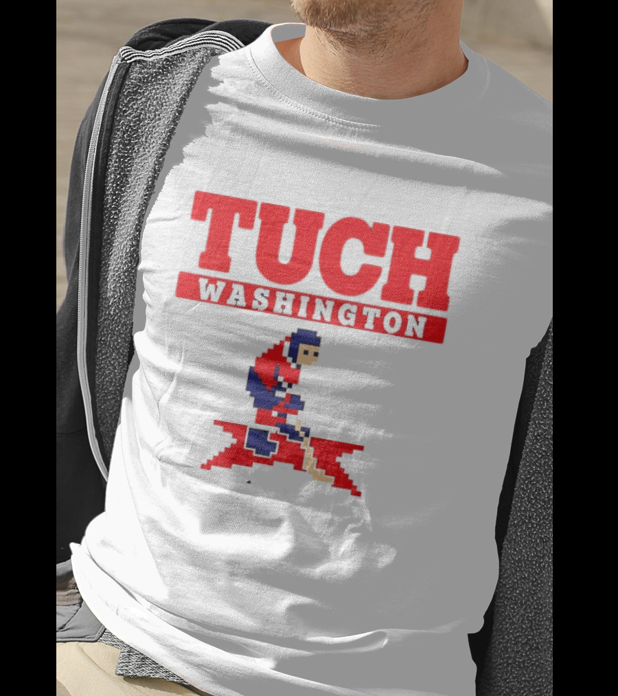 Tuch Washington 89 RW Retro Hockey Pixel T-Shirt