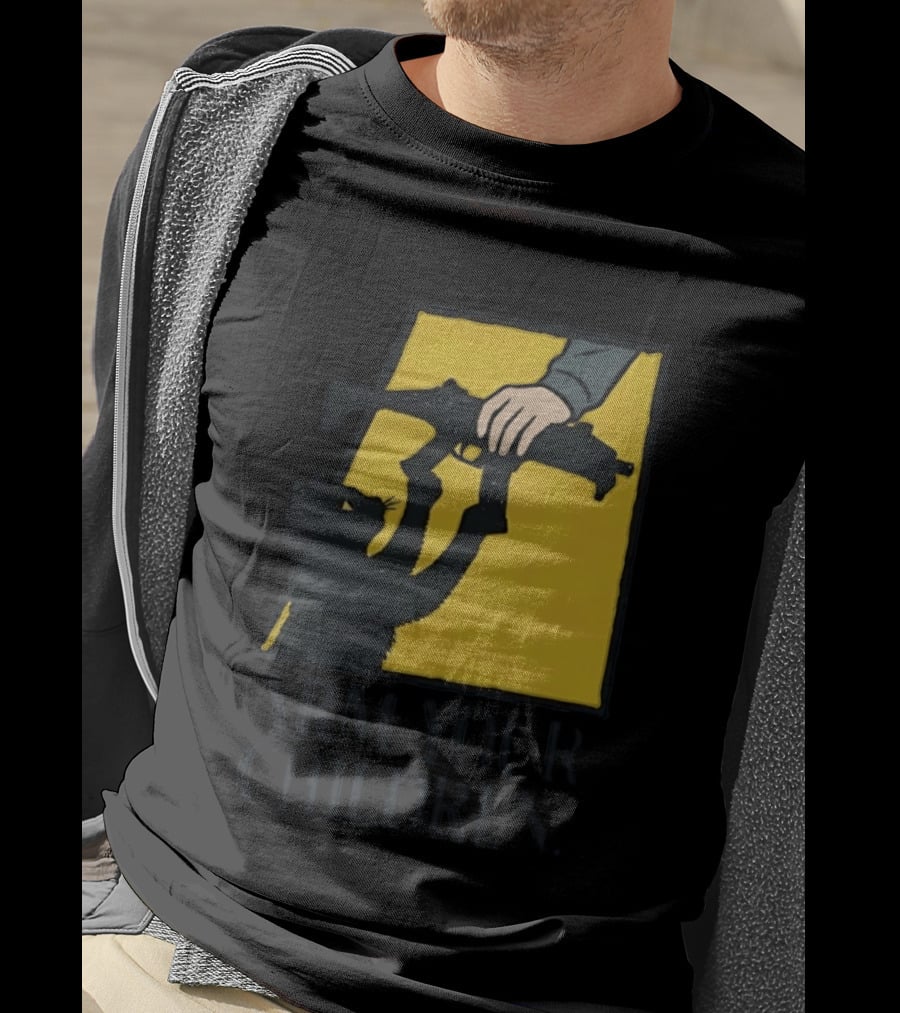 Arm Your Children Black Cat Gun T-Shirt