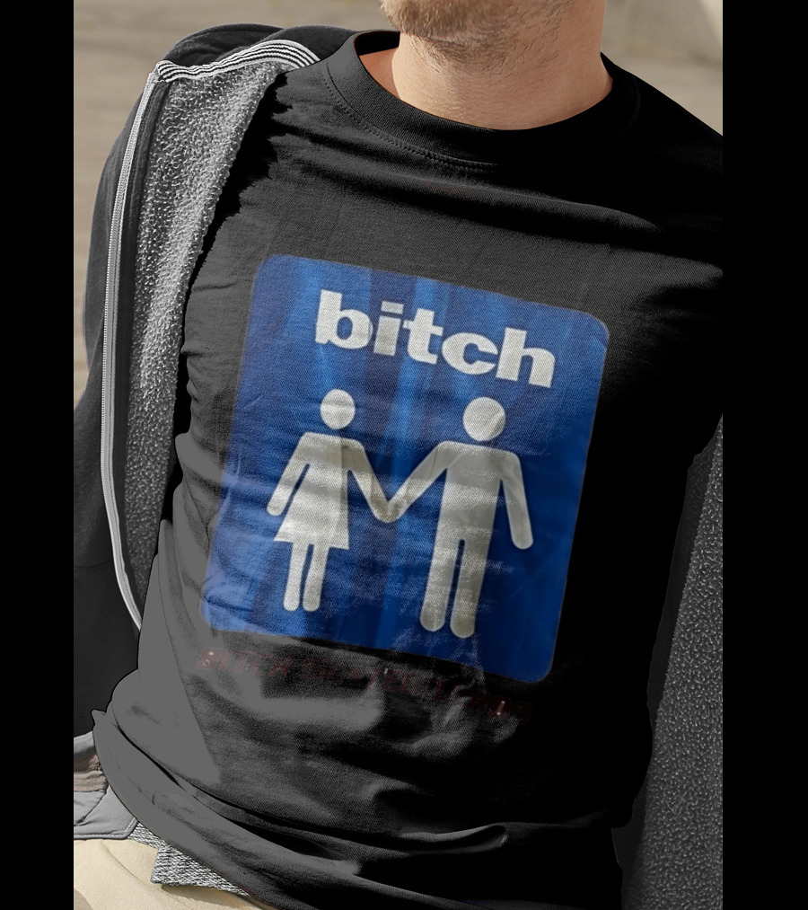 Bitch Skateboards Logo Holding Hands T-Shirt