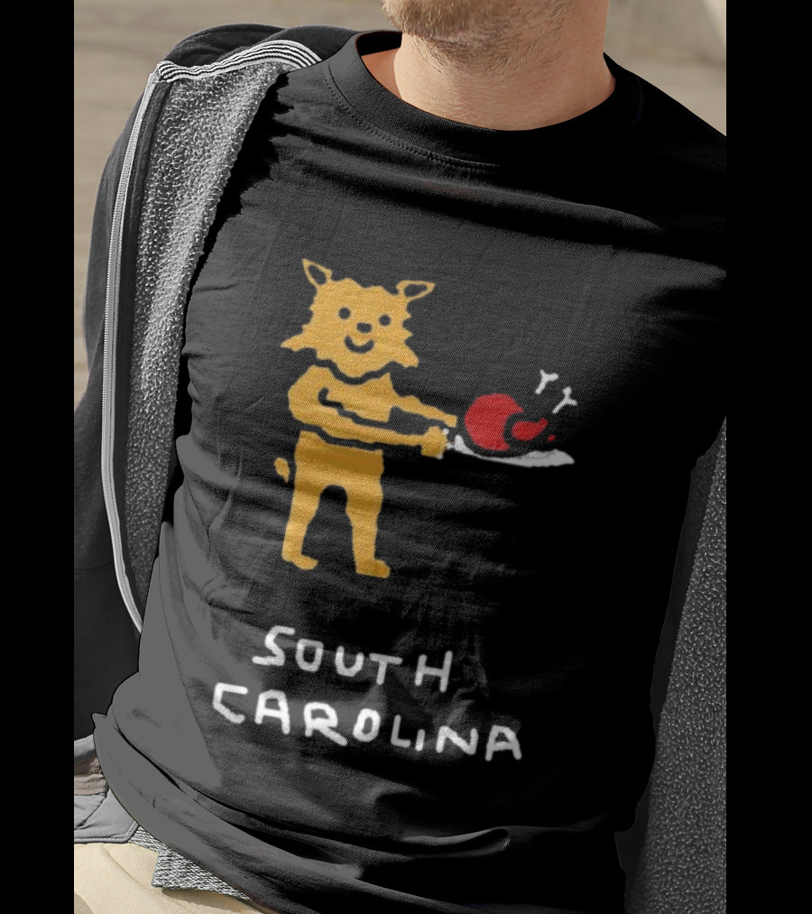 South Carolina Gamecocks 2026 27 SEC Football Schedule Cartoon T-Shirt
