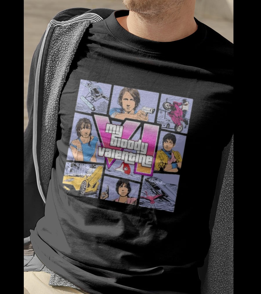 My Bloody Valentine VI Grand Theft Auto T-Shirt