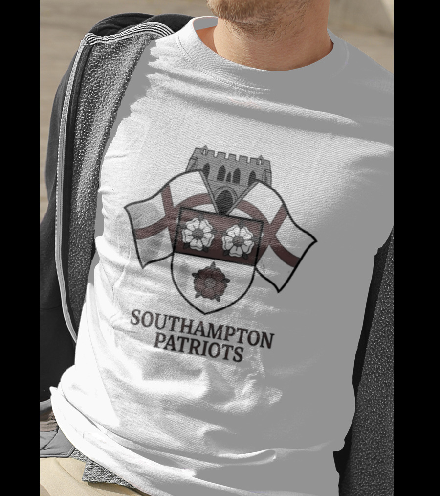Southampton Patriots Emblem Celebrating Henry Nowak Legacy T-Shirt