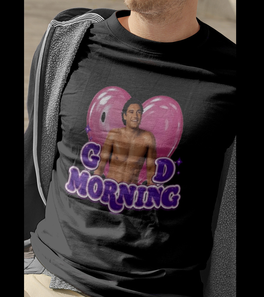 Garrett Graham Good Morning Off Campus Briar U Pink Heart T-Shirt