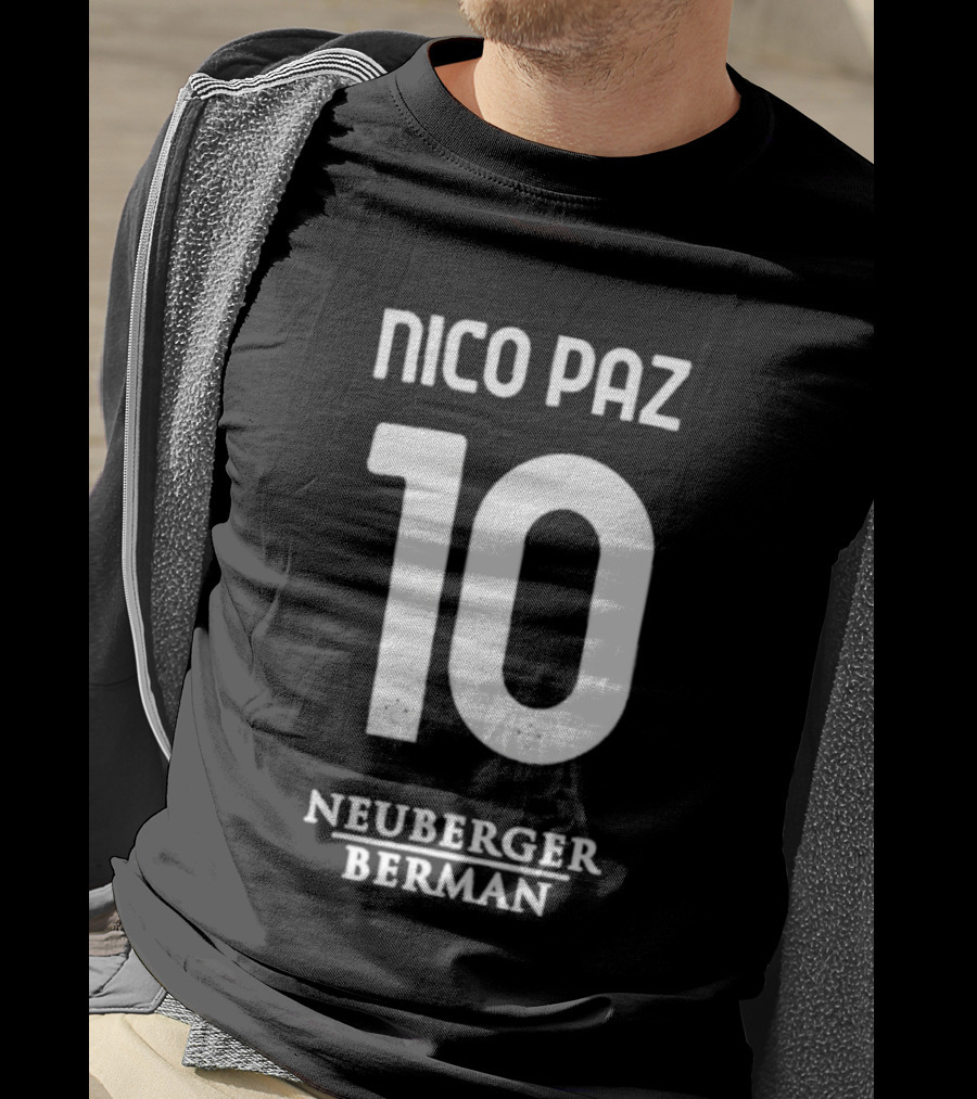 Nico Paz 10 Neuberger Berman Soccer Jersey T-Shirt