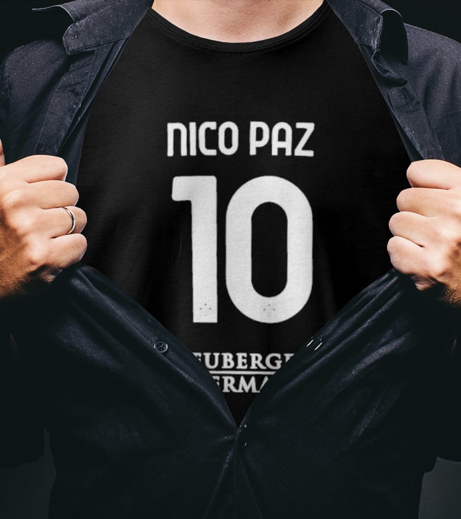 Nico Paz 10 Neuberger Berman Soccer Jersey T-Shirt