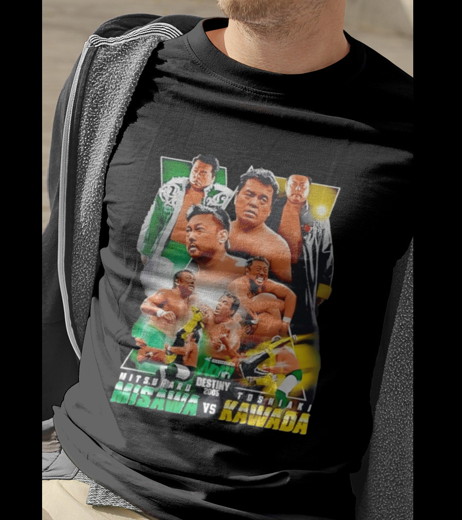 NOAH Destiny 2005 Mitsuharu Misawa Vs Toshiaki Kawada Wrestling Legends Match T-Shirt