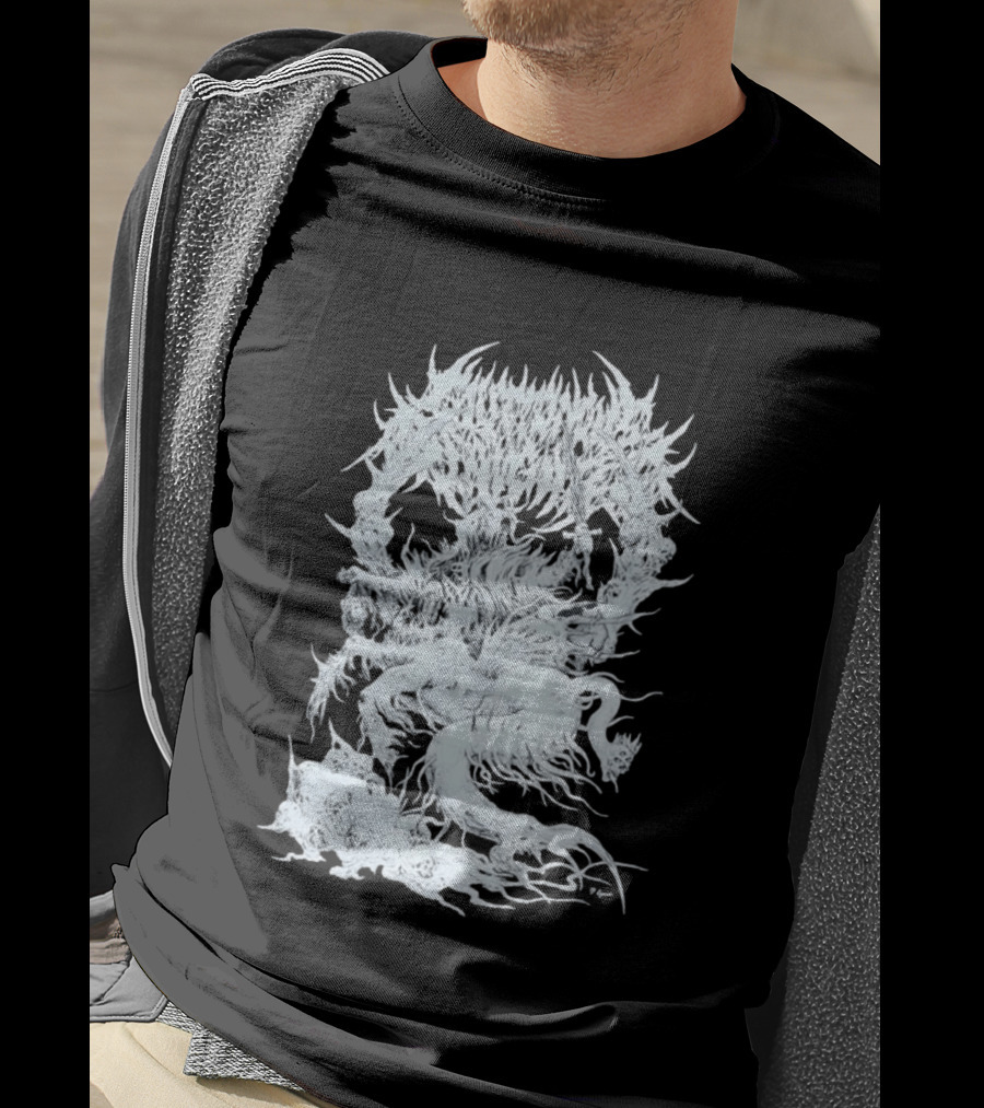 Abominable Putridity Demon Sword Skull Eponymous P T-Shirt