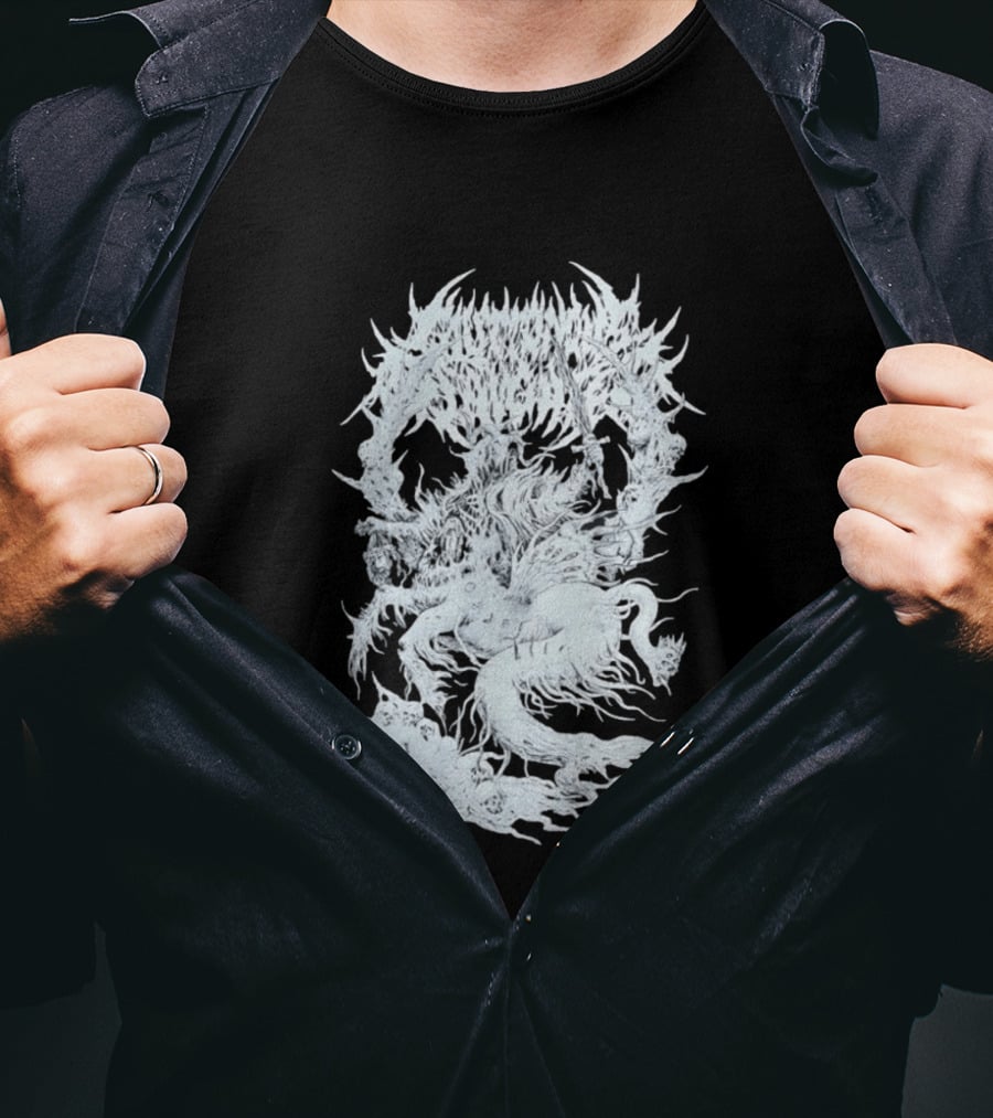Abominable Putridity Demon Sword Skull Eponymous P T-Shirt