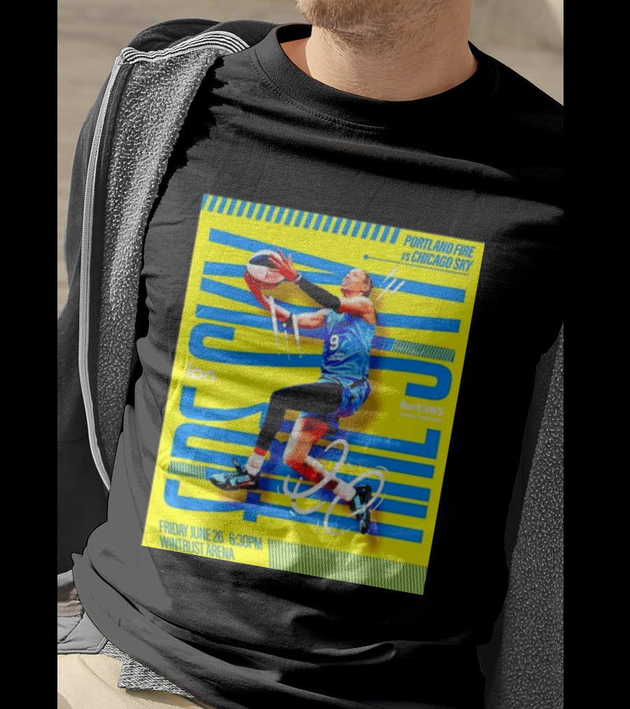Friday June 26 630PM Wintrust Arena Portland Fire Vs Chicago Sky Basketball Event T-Shirt