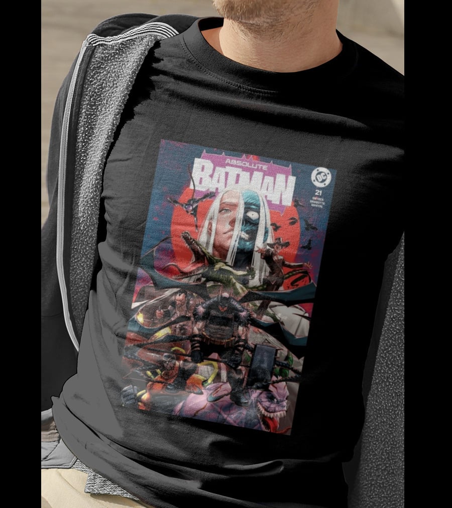 Absolute Batman #21 Santa Fung 2nd Special Gold Spot Foil Variant Knight Snyder Capullo Martini DC Comics T-Shirt