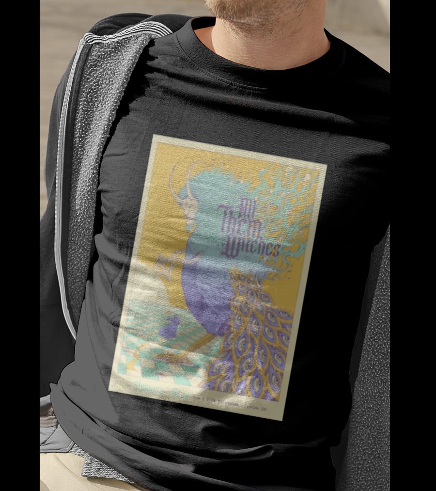All Them Witches July 3 2026 Parkbuhne Leipzig DE Vintage With Slomosa And Rezn T-Shirt