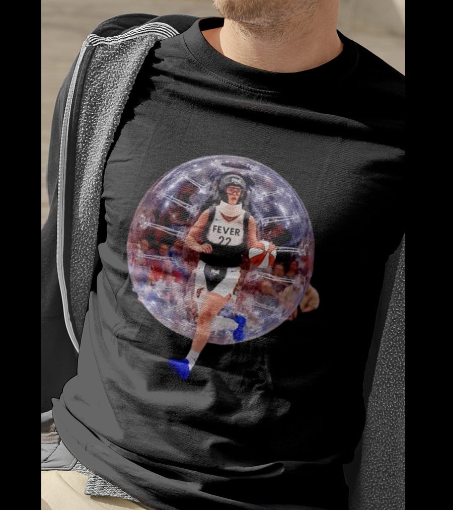 Caitlin Clark Indiana Fever Zorbing Body Ball Sports Fan Novelty T-Shirt