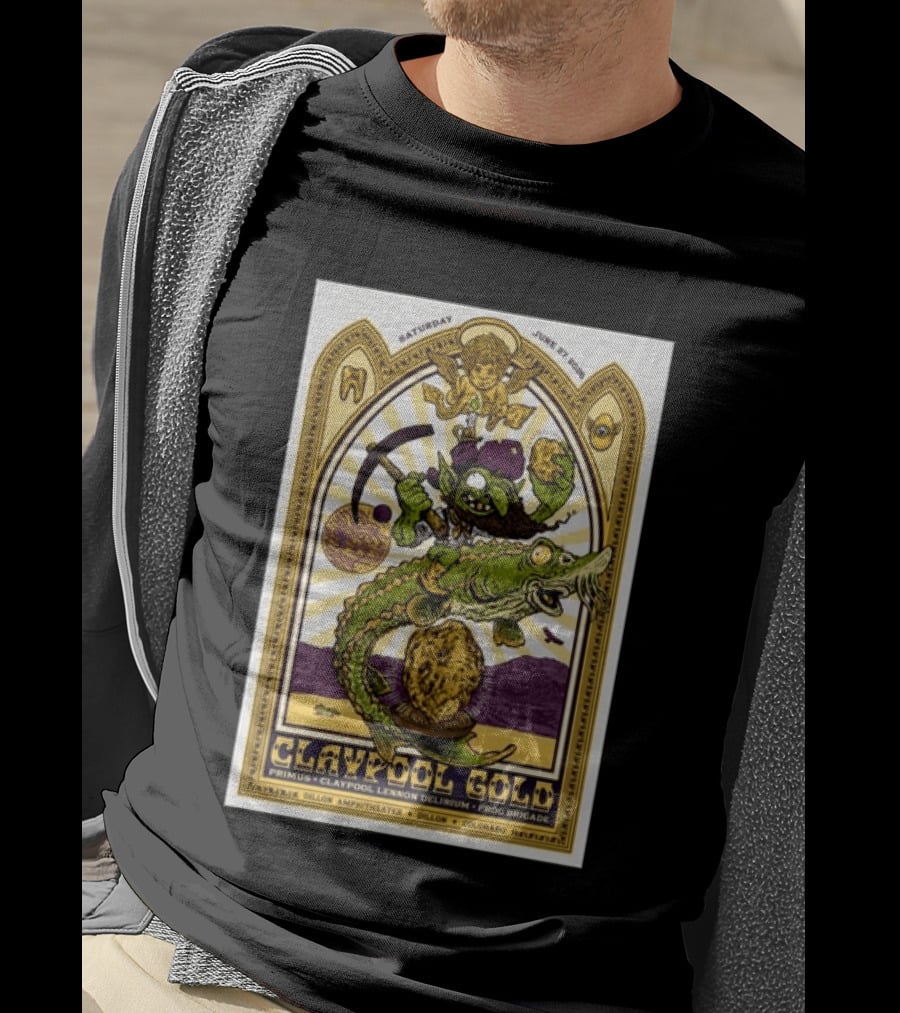 Primus Claypool Lennon Delirium Frog Brigade Dillon Amphitheater June 27 2026 T-Shirt