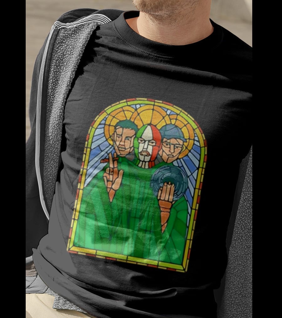 Conor McGregor Khabib Nurmagomedov Dustin Poirier MMA Ultimate Fighting Stained Glass T-Shirt