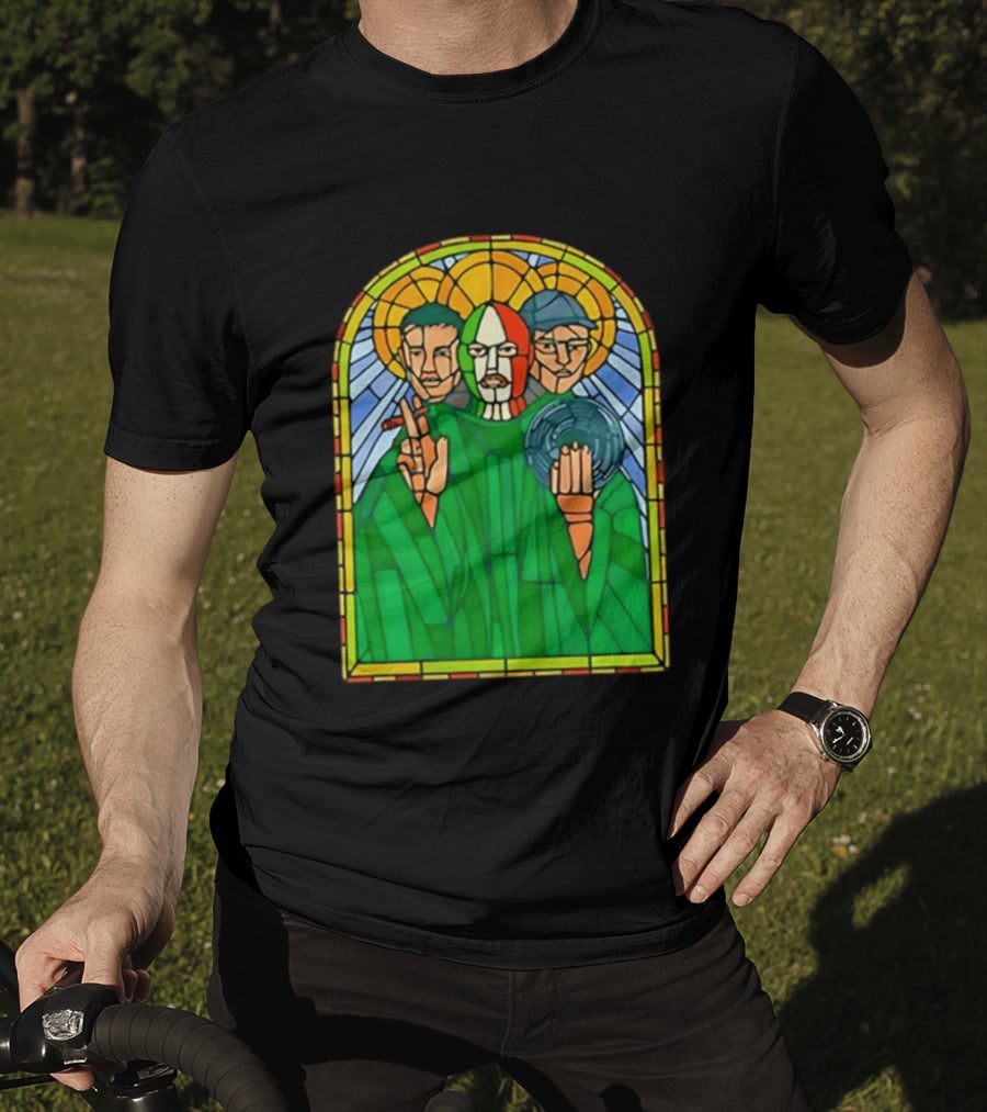 Conor McGregor Khabib Nurmagomedov Dustin Poirier MMA Ultimate Fighting Stained Glass T-Shirt